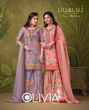 Olivia Vol 2 By Lily & Lali Designer Digital Printed Salwar Kameez Collection